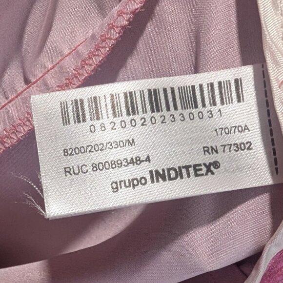 Zara | Women's Satin Tie-Dyed Pants - Picture 9 of 11